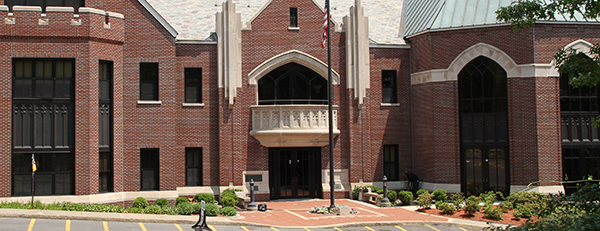 Paver Court at Herbert Hall Alumni Center